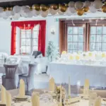 Ballon-Dekoration für ein Jubiläum oder eine Hochzeit in der Event-Location Langenhorst.